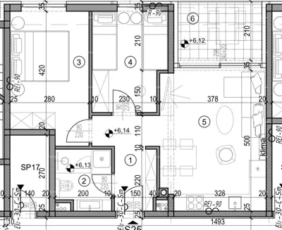Wohnung 2. Stock, Monvidal Pula, Nähe des Zentrums und des Einkaufszentrums - 4