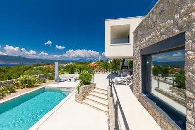 Villa on Krk, Šotovento, sea view and privacy - 2