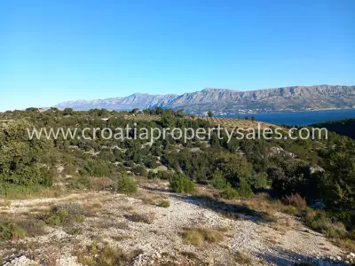 Landwirtschaftsfläche 6.534 m², Brač - Meerblick - 4