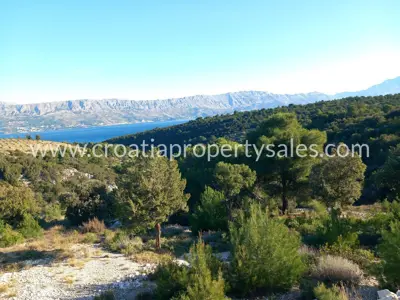 Landwirtschaftsfläche 6.534 m², Brač - Meerblick - 3