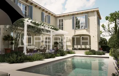 Građevinsko zemljište, Mrgani, pravomoćna dozvola za vilu s bazenom - 7