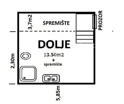 Poslovni prostor 38 m², Odra, uređen i održavan - 15