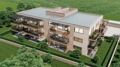 Stan 66 m², Poreč - novogradnja s terasom i spremištem