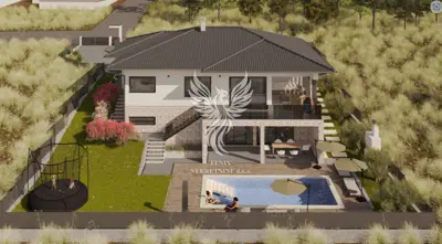Building plot, Banjevci, building permit and project