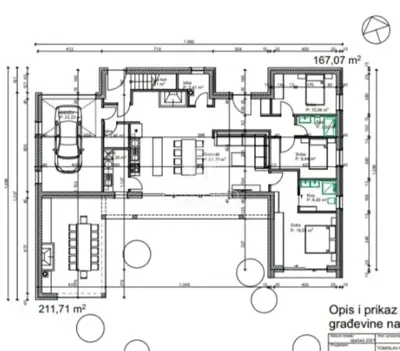 Building land in Kršan, project and building permit - 4