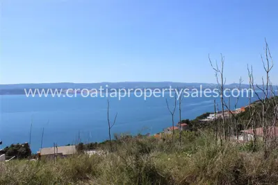 Grundstück 787 m², Omiš, Meerblick - 5