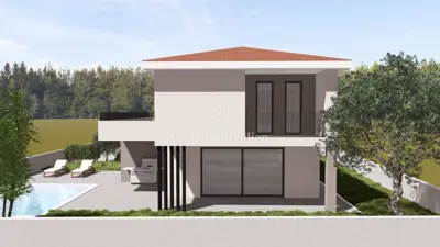 Građevinsko zemljište, Malinska na Krku - projekt za kuću 170 m² - 3