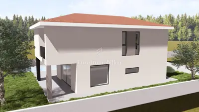 Građevinsko zemljište, Malinska na Krku - projekt za kuću 170 m² - 5