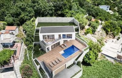 Građevinsko zemljište 977 m², Plat - pogled na more - 2