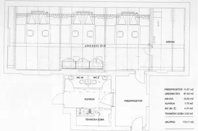 Zakup, Zagreb, D.grad, Trg bana J.Jelačića, p.prostor, 110 m², u potkrovlju - 5
