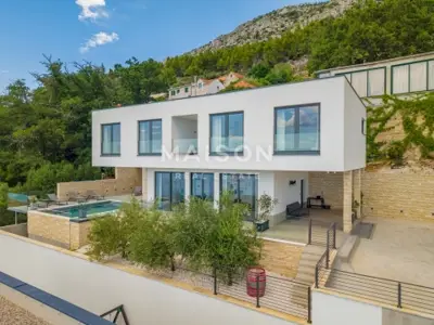 Villa 356 m², Čelina - atemberaubender Panoramablick auf Brač - 3