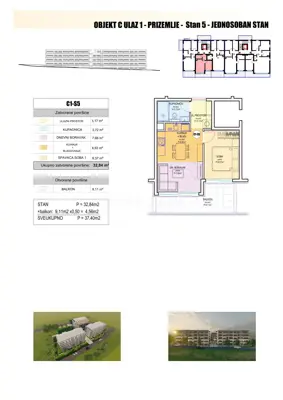 Wohnungen im Bau, Split Duilovo, neuer Komplex mit Aufzug - 12