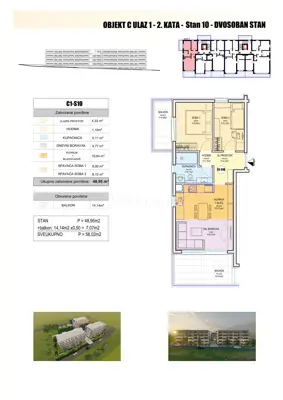 Wohnungen im Bau, Split Duilovo, neuer Komplex mit Aufzug - 15