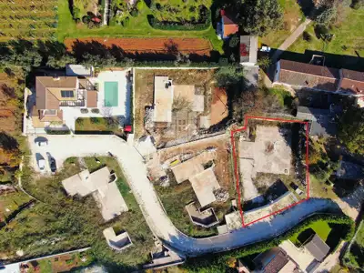 Building plot 970 m², Svetvinčenat - villa project and permit