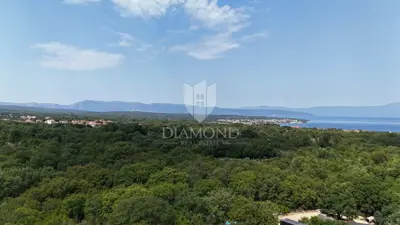 Building plot 630 m², Malinska, sea view
