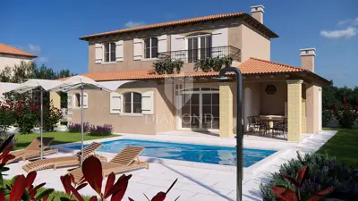 House 665 m², Žminj - pool and summer kitchen - 2
