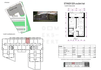 Resnik, Stan 29, Stan na drugom katu novogradnje, 41 m² - 12