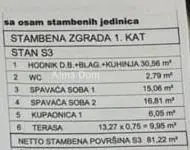 Stan 81 m², Novigrad, terasa 13 m² i mirna lokacija - 3