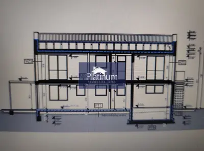 Istra, Batvači Baugrundstück mit Projekt für ein Haus mit Pool - 3
