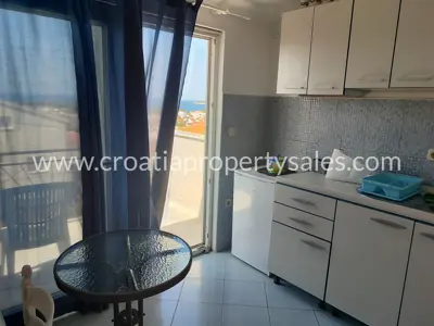 Haus in Rogoznica, Zentrum, Blick auf das Meer und Marina Frapa - 3