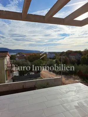 Villa u okolici Krka, bazen i pogled na more - 14