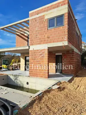 Villa u okolici Krka, bazen i pogled na more - 2