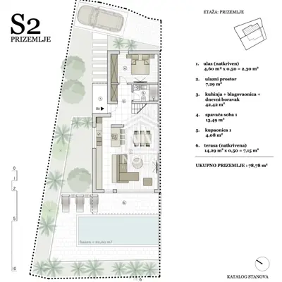 Kuća 184 m² u Vodicama, privatni bazen i parkirna mjesta - 4