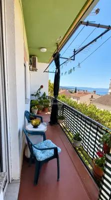 Apartment 70 m², Crikvenica - 2 balconies and sea view - 2