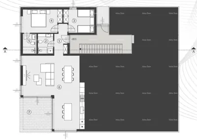 Apartment 92 m², Fažana - new construction with pool - 9