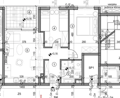 Apartment 57 m², Pula, Monvidal - near the center and elevator - 6