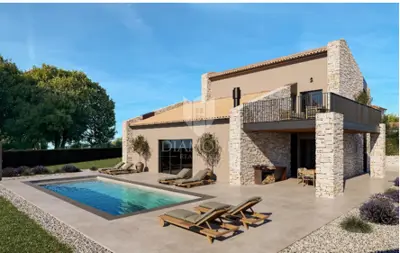 Villa 208 m², Sveti Lovreč - sea view and pool
