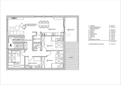Wohnung zum Kauf in Gornja Dubrava, 110,6 m² - 11