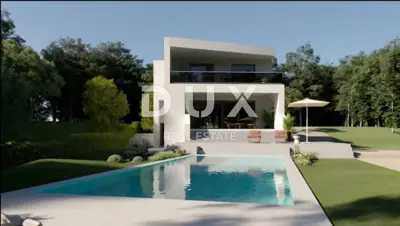 Poreč, Kaštelir, plot 700 m², building permit, for a villa with basement