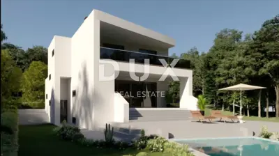 Poreč, Kaštelir, plot 700 m², building permit, for a villa with basement - 3