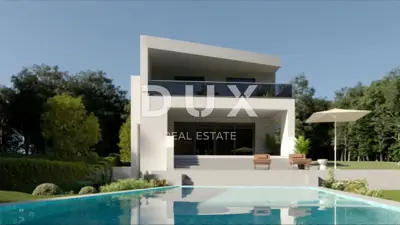 Poreč, Kaštelir, plot 700 m², building permit, for a villa with basement - 2