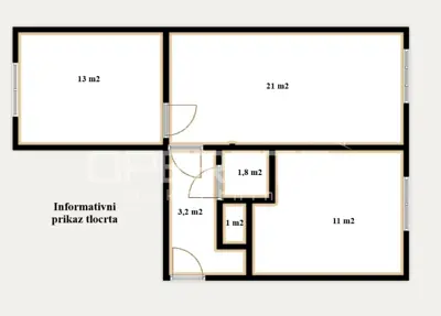 Stan 51 m², Voltino, mirna lokacija i energetski obnovljena zgrada - 9