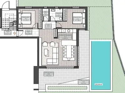 Stan 129 m², Ičići - novogradnja uz more i bazen - 3
