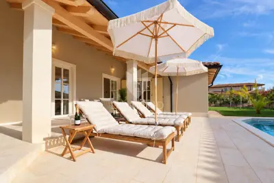 Villa 167 m², Svetvinčenat - Pool und überdachte Terrasse - 19