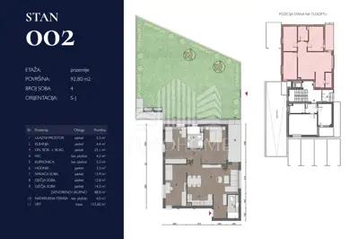 Stan 93 m², Buzin, vrt 150 m² i novogradnja - 4