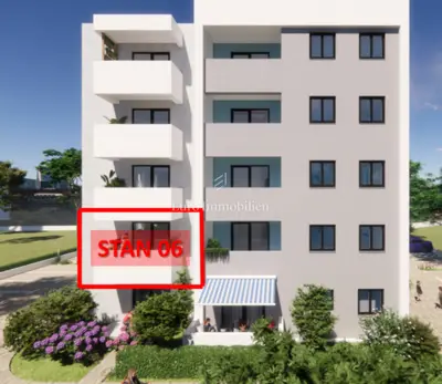 Pula - apartment in a new building with balcony