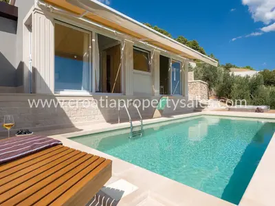 Villa 100 m², Brač - offener Meerblick - 4