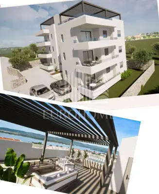 Sveti Filip i Jakov, 3S penthouse, 85 m², panoramski pogled