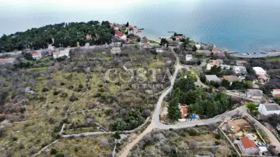 Građevinsko zemljište 1.118 m², Tribanj - pogled na more