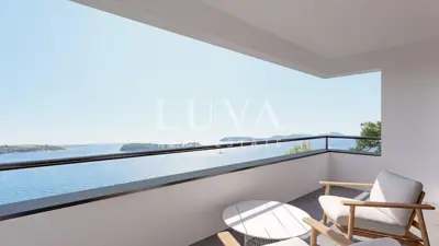 Wohnung 85 m², Lozica - am Meer, Loggia und 2 Schlafzimmer