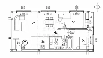 Sesvete, Sesvete, 3 rooms apartment, 61.18 m² - 13