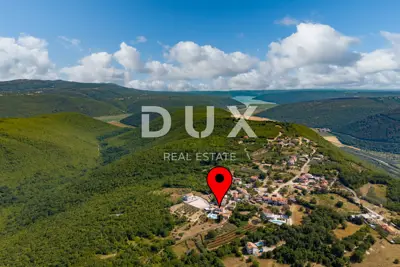 Villa 273 m², Labin - Blick auf Učka und beheizter Pool - 6