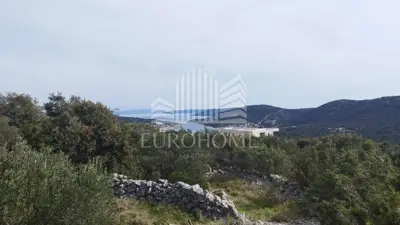 Baugrundstück 500 m², Vinišće - Meerblick