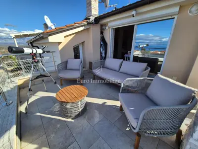 Apartment 78 m², Njivice - panoramic sea view - 4