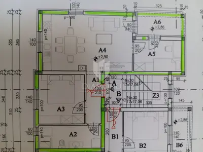 Stan, Valdebek Pula, 3 spavaće sobe i balkon