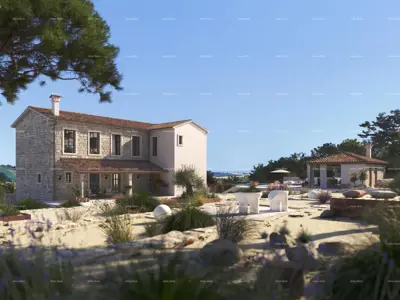 Prodaja - istarska kamena kuća u fazi renovacije, blizina Cerovlja! - 3